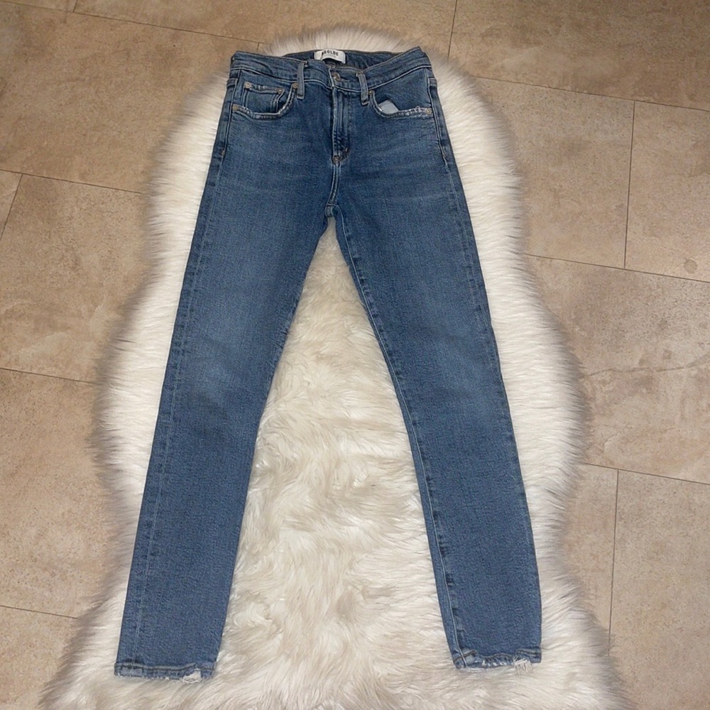 Agolde Slim Skinny Toni Jeans - Picture 3 of 8